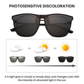 Magnetic Clip-On Sunglasses with 10 Lens Options